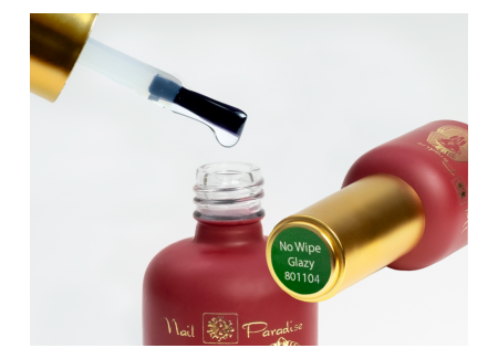 Top Coat - Glazy Green UV Protect no wipe 10ml